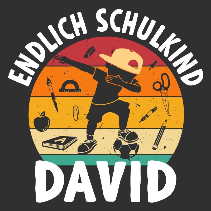 Endlich Schulkind David Dabbing Schüler