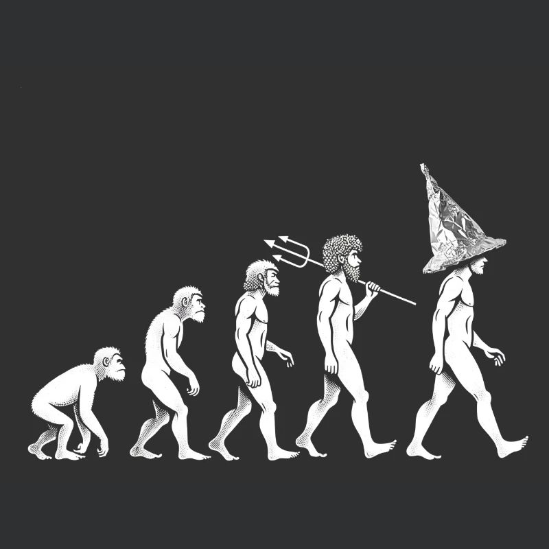 Steampunk Evolution mit Aluhut