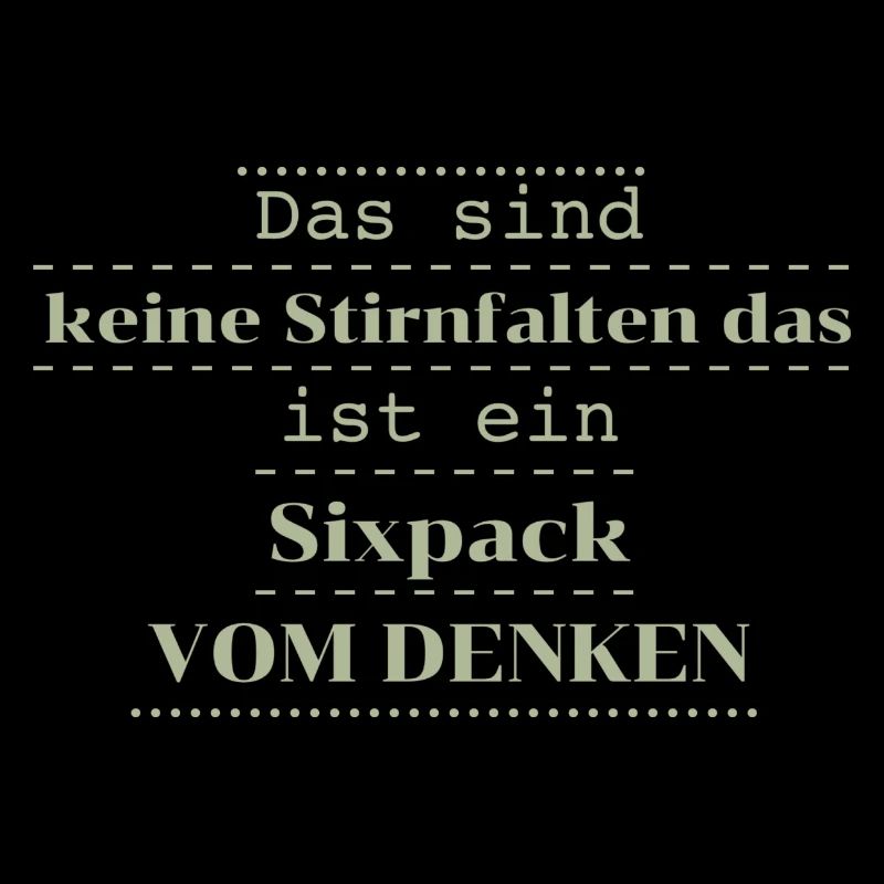 witziger spruch sixpack