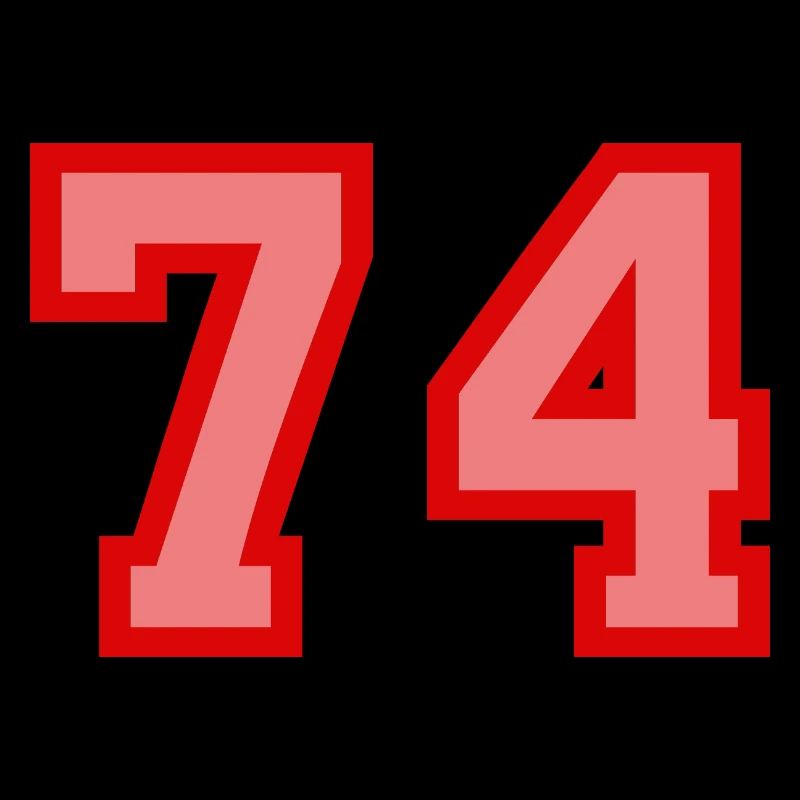 Cool Retro Retrostyle Jersey Number Back Number