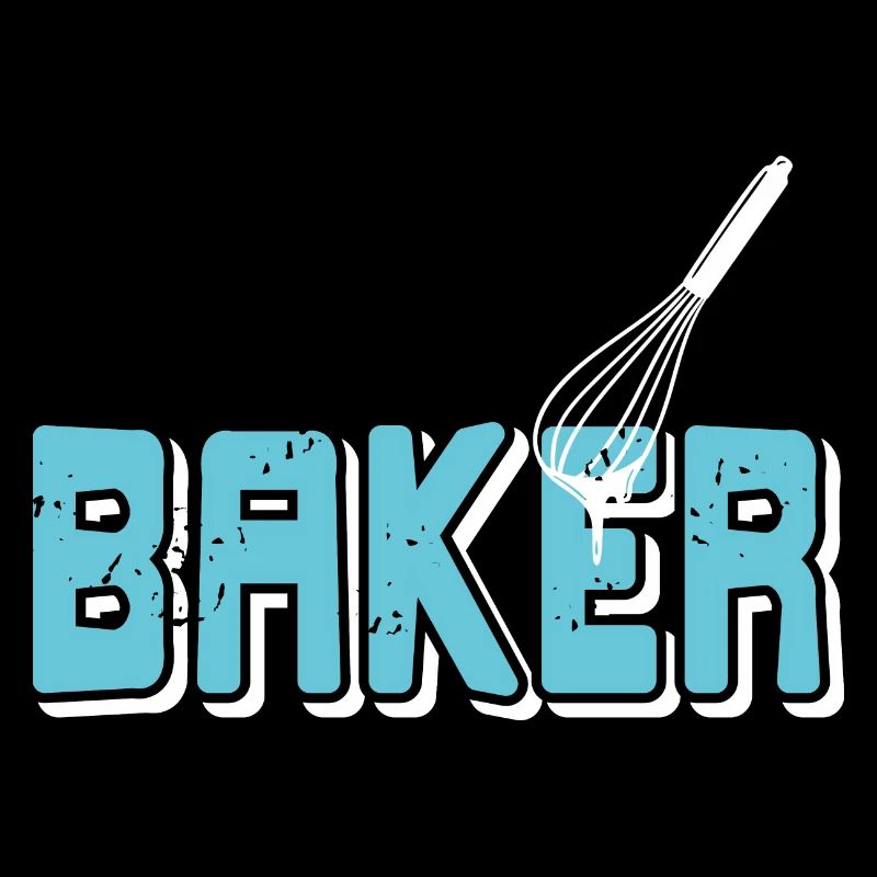Retro BAKER Cool Baking Baker Designs T-Shirt