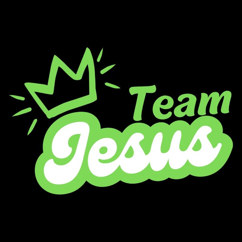 Team Jesus mit Krone