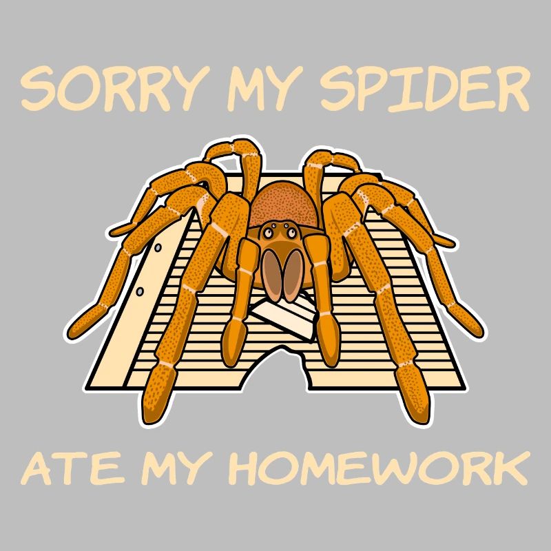 Mon araignée a mangé mes devoirs