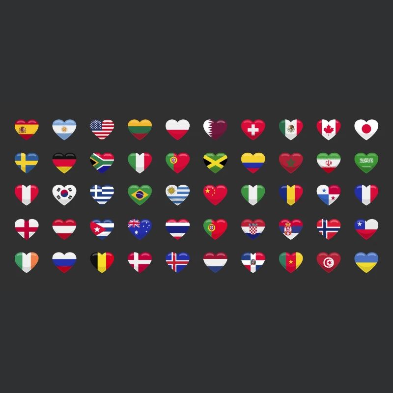 Drapeaux internationaux du monde - Drapeaux des pays