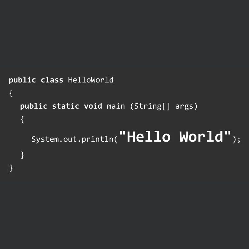 JAVA Hello Monde