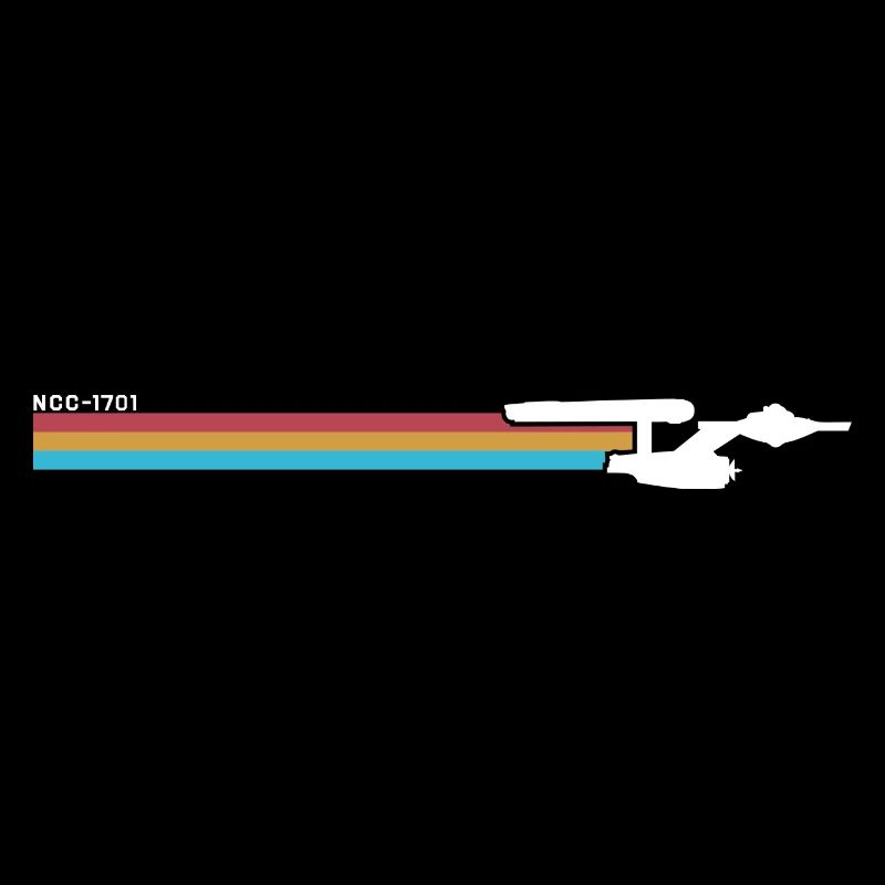 Star Trek The Original Series NCC-1701 Regenbogen