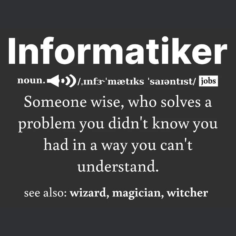 IT Informatics Computer Scientist Computer Work Gift