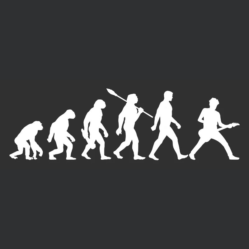 Evolution Guitariste Musicien Rock