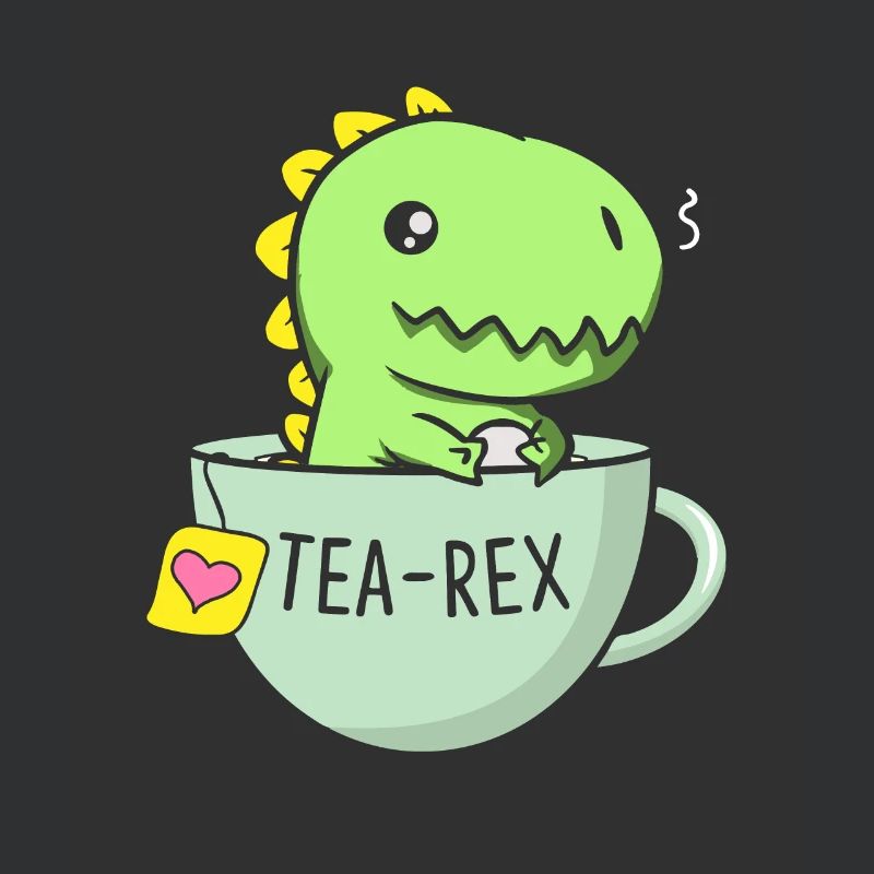 Tea Rex Cute Dinosaur TRex In A Tea Cup