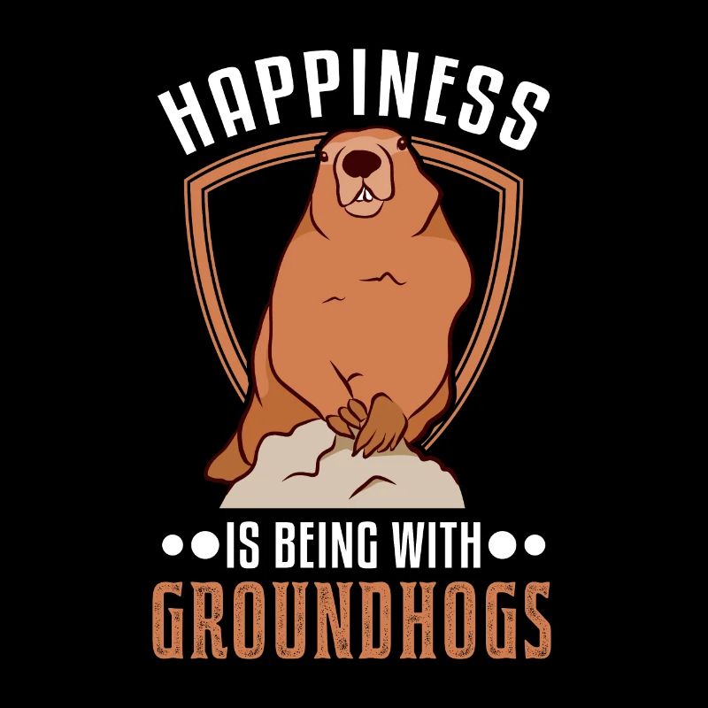 Happiness is being with Groundhogs Murmeltier