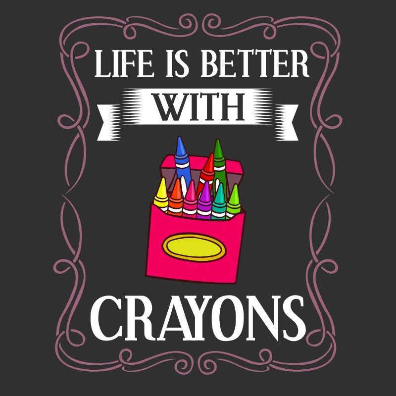 Crayon Box Colored Pencil Wax Case Wax Crayon