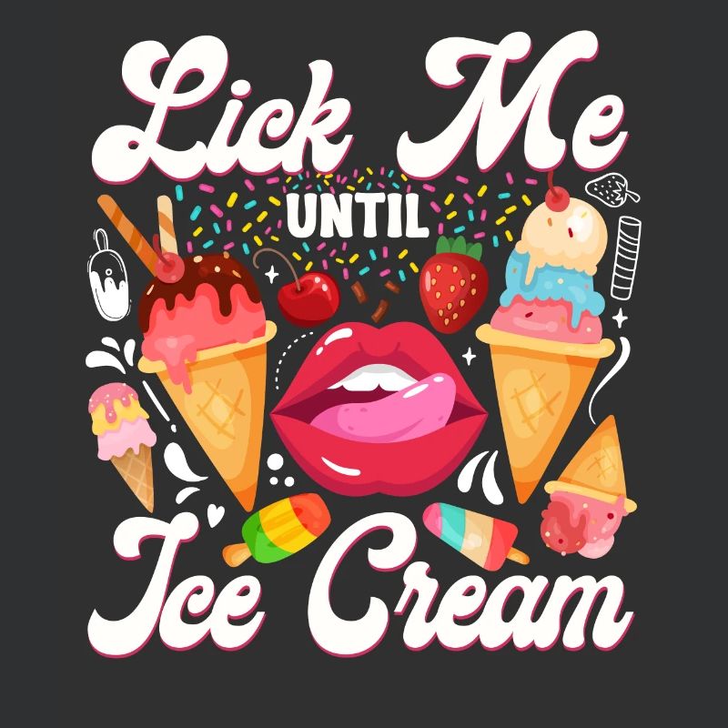 Crème glacée Pun Cone Popsicle Bouche