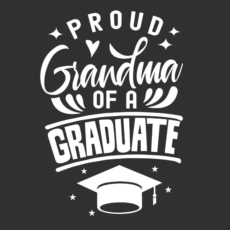 Stolze Großmutter Eines Absolventen Absolvent