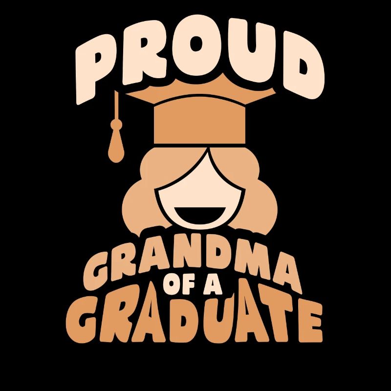 Stolze Großmutter Eines Absolventen Absolvent