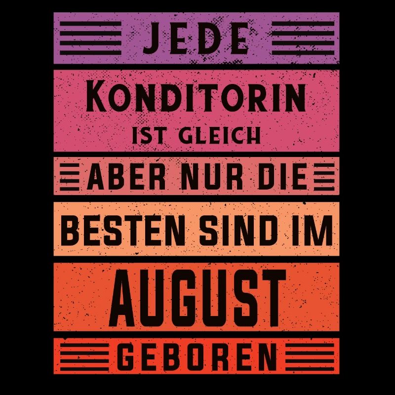Bäcker Geburtstag August geboren Konditorin