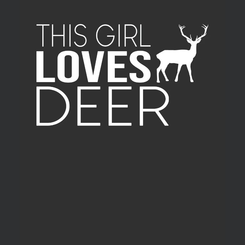 Mädchen Hirsch Spruch