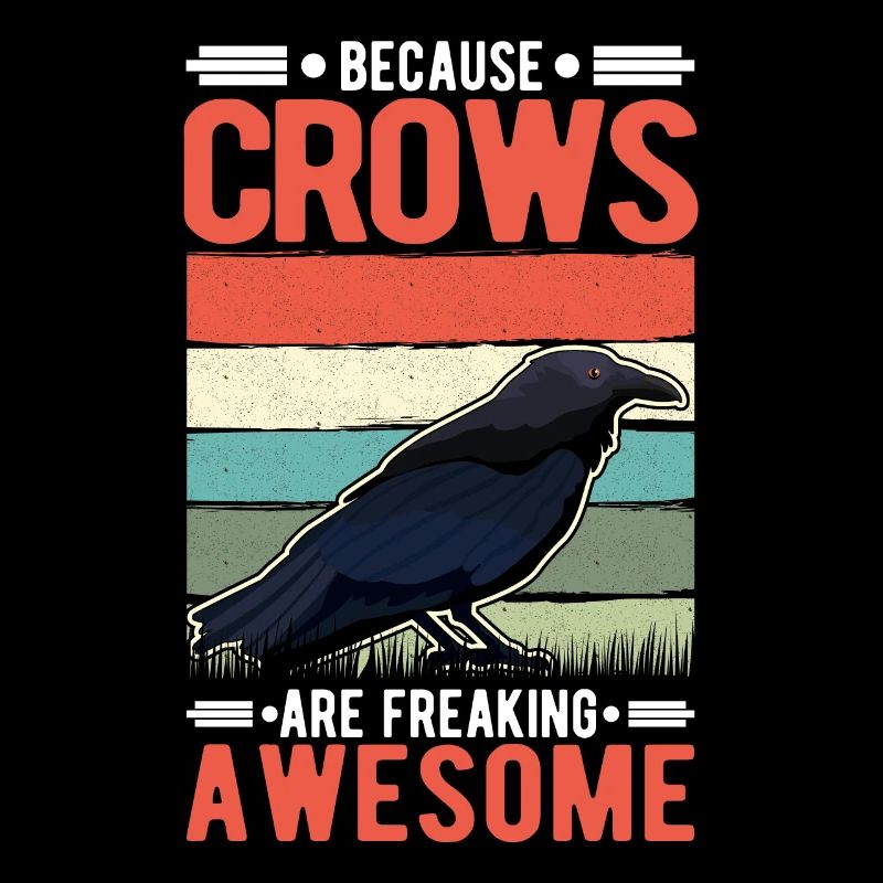 Because Crows are freaking awesome Krähe
