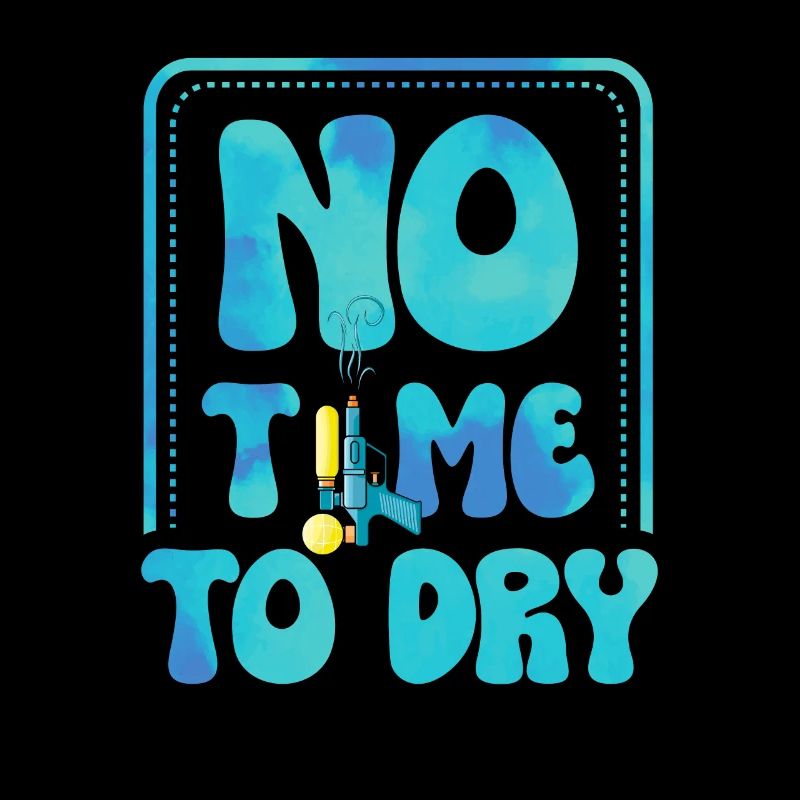 Pas le temps de sécher le pistolet à eau