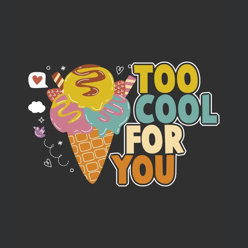 Eiscreme logo Sommer Softeis Geschenkidee