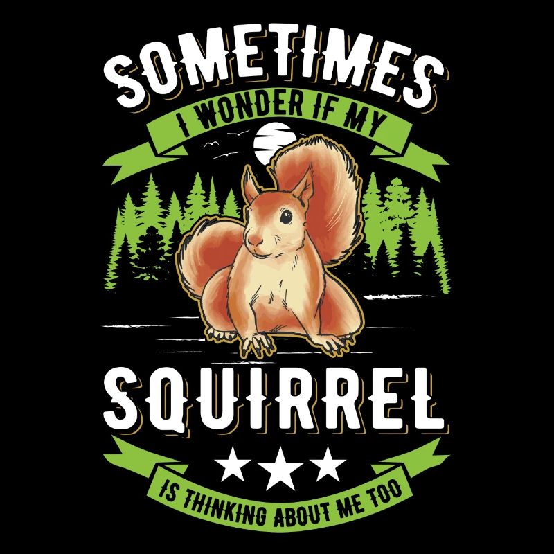 Eichhörnchen Geschenk Grauhörnchen Squirrel