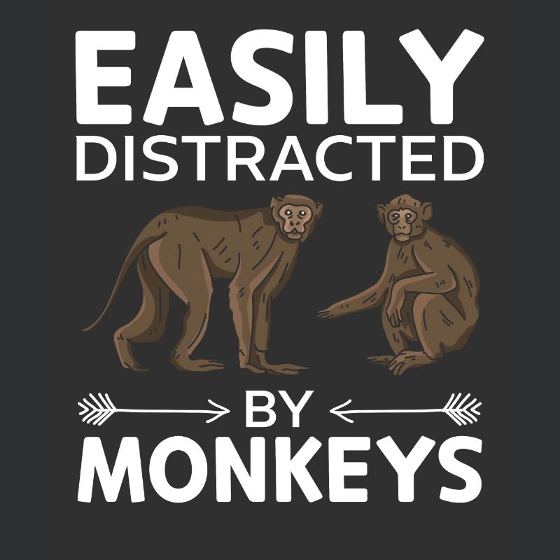 Facilement distrait par les singes - Orangutan Monkey Lo