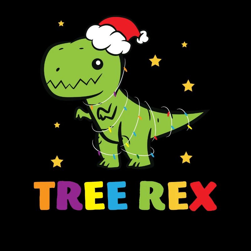 T-Rex - Arbre Rex Fée Étoile Père Noël