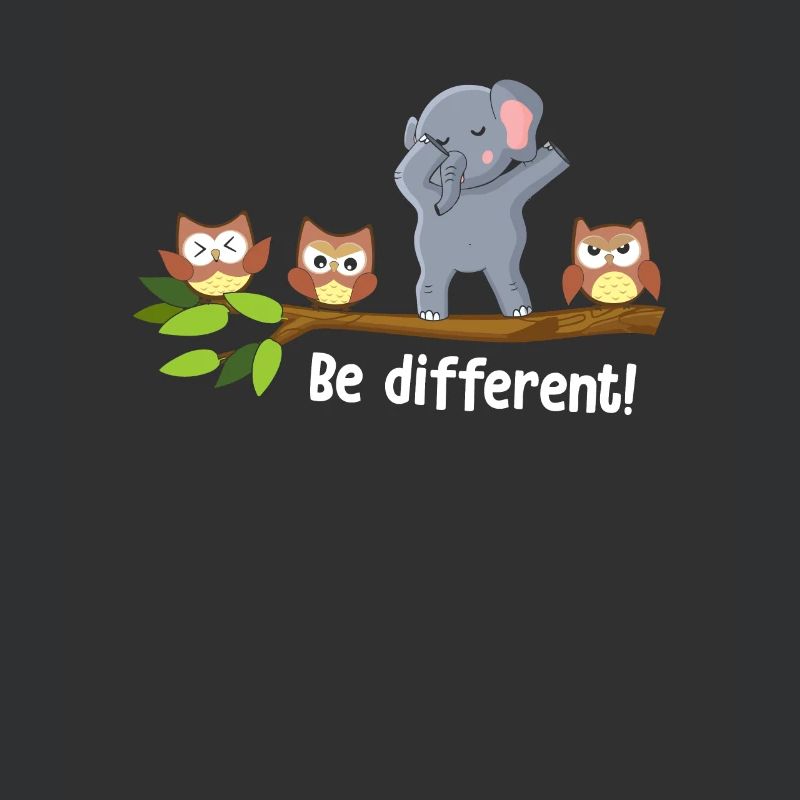 Be Different Dabbing Elefant