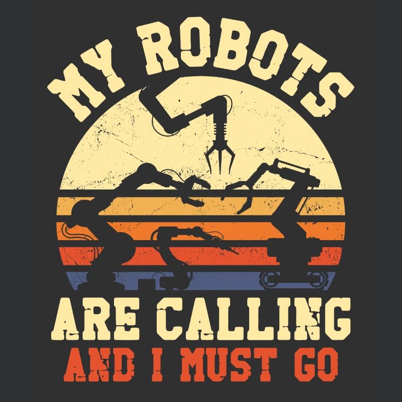 Robot Robotics Engineer Retro