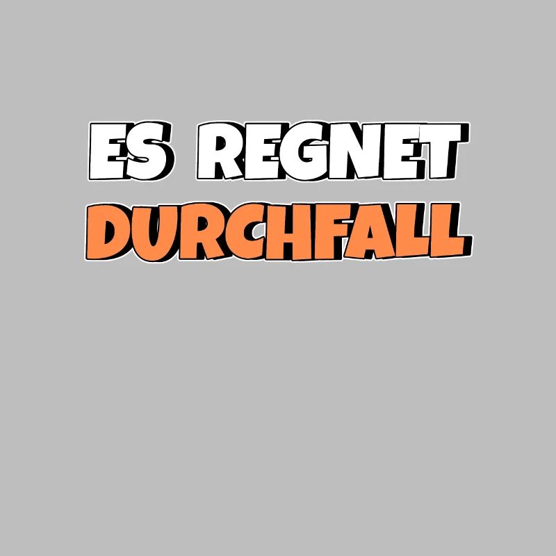 Es regnet Durchfall