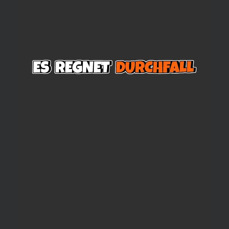 Es regnet Durchfall
