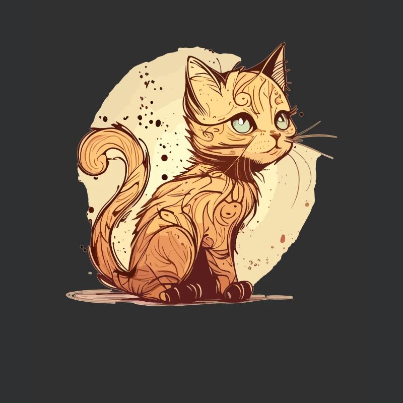 Chat dans le style comique