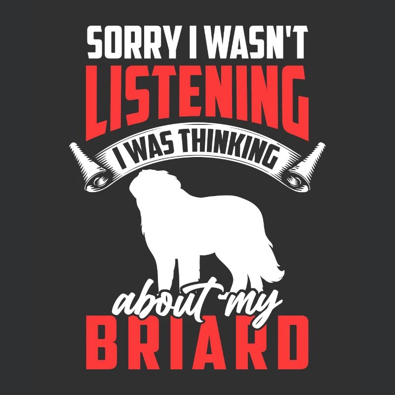 Pensée à mon Briard Berger de Brie