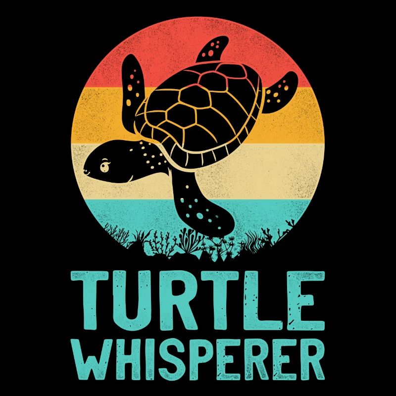 Sea Turtle Tortoise Retro Vintage