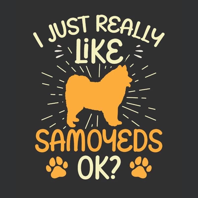 Jeg liker bare Samoyed Samoyed Spitz