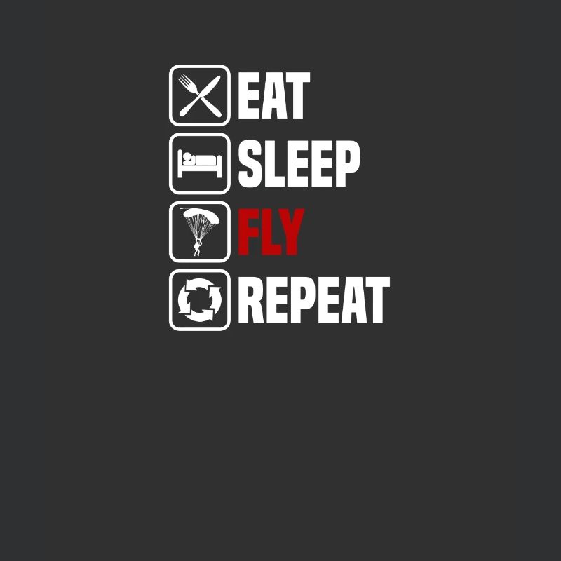 Eat, sleep, paraglide, fly, repeat
