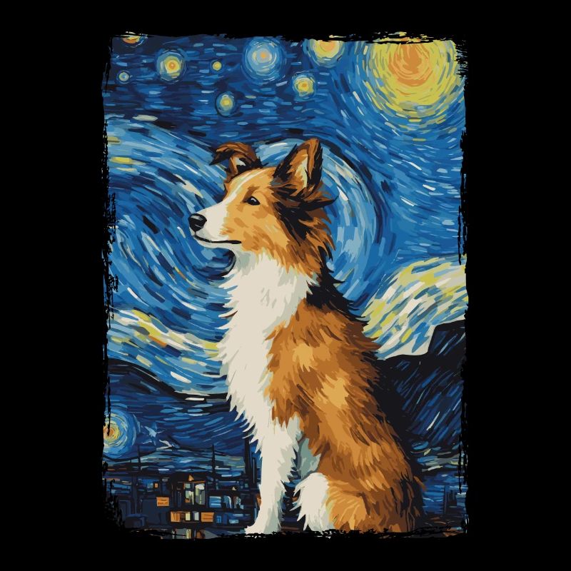 Shetland Schäferhund Starry Night