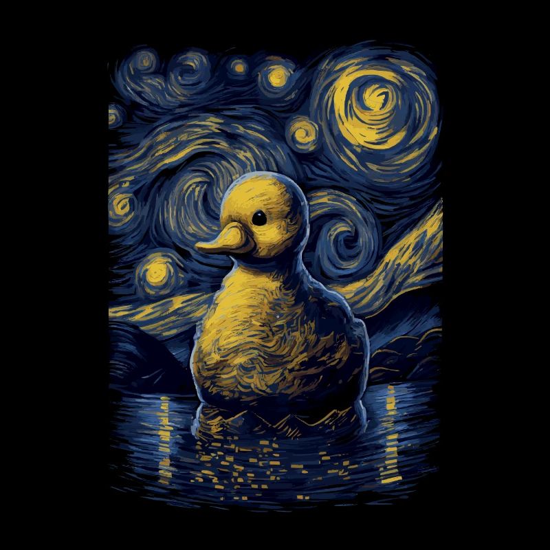 Badeente Starry Night