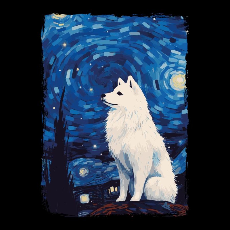 Samoyède Nuit étoilée