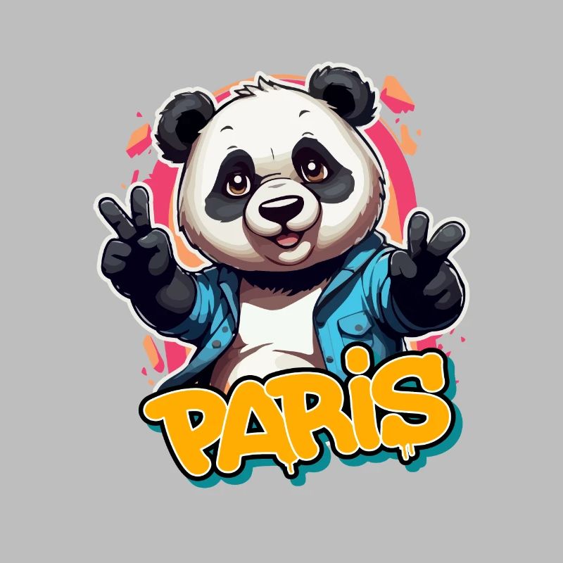 PARIS - Beau prénom de garçon avec un panda cool
