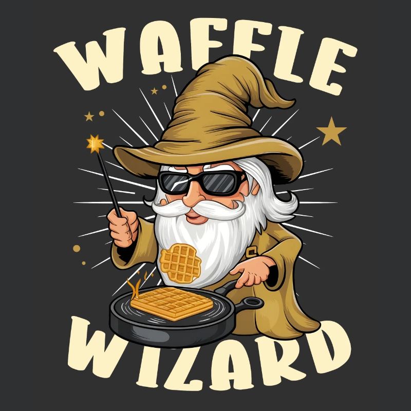 Waffle Wizard Waffel Waffeln Backen Bäcker Gebäck
