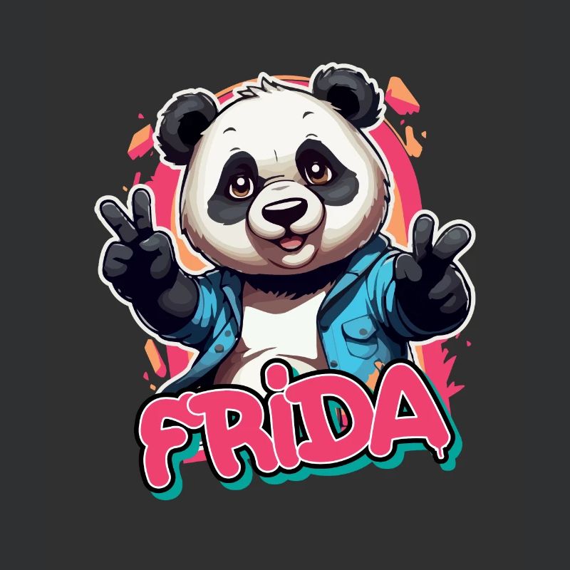 FRI DA - Schöner Mädchen Name mit coolem Panda