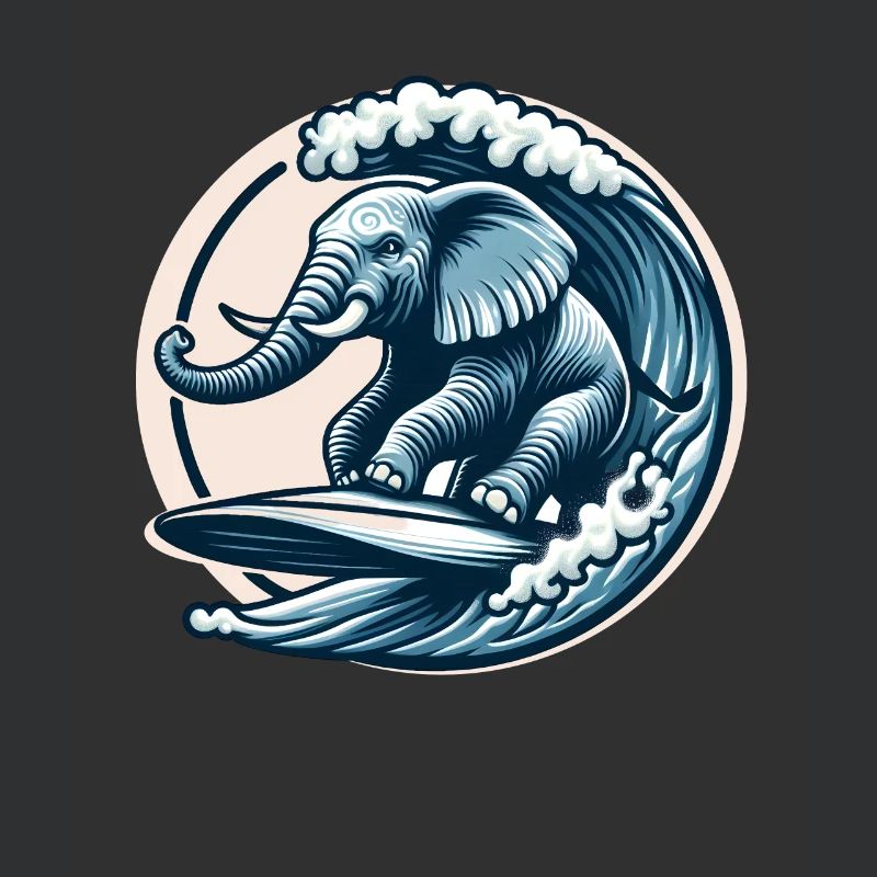 Surfender Elefant