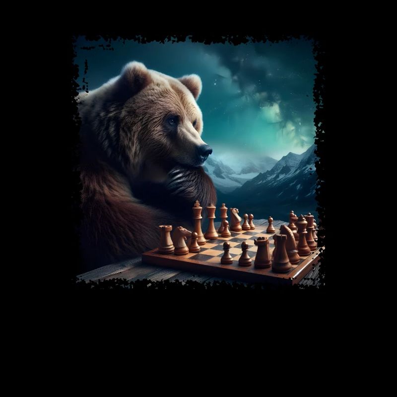 Chess Playing Bear