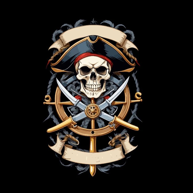 Drapeaux de pirate crâne Jolly Roger costume de pirate