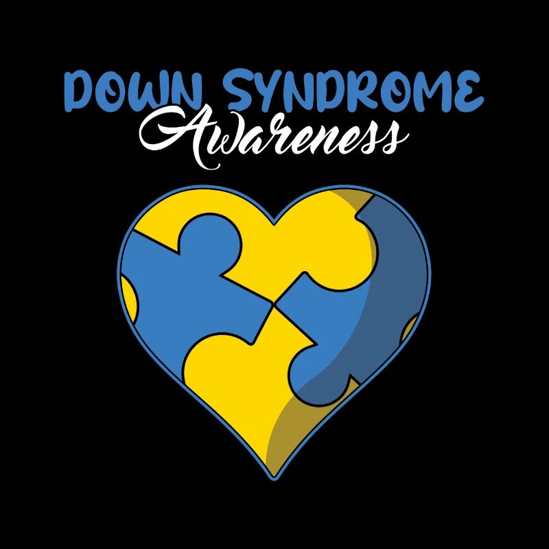 Down Syndrom Bewusstsein Herz Puzzle