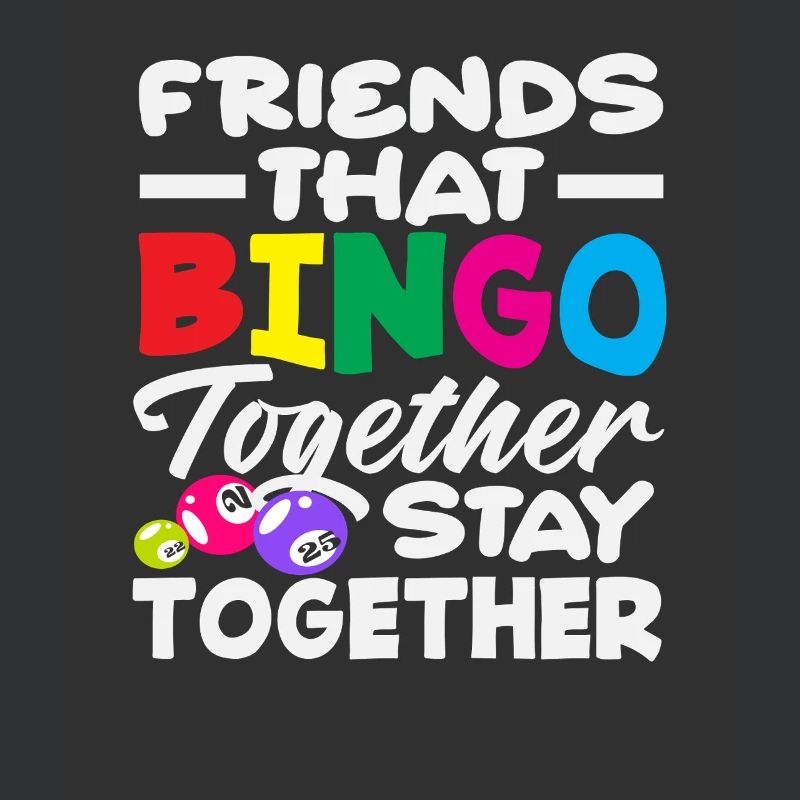 Joueurs de bingo Amis ensemble