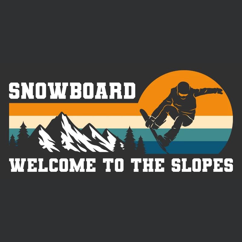 Snowboarder Schnee Piste