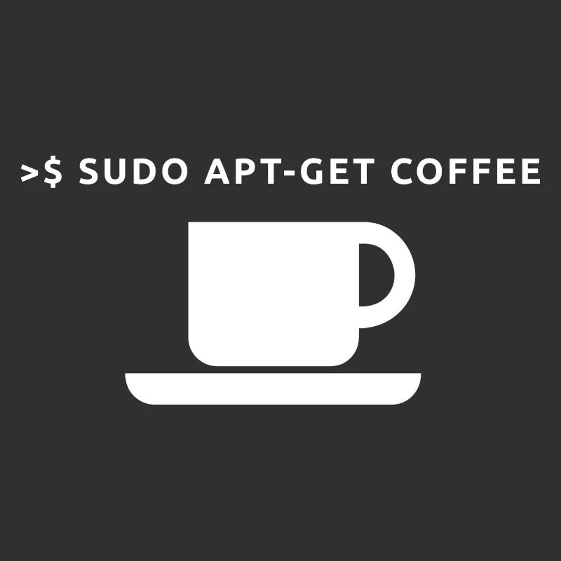Lustiges Linux Kaffee Admin Shirt Pinguin Coder
