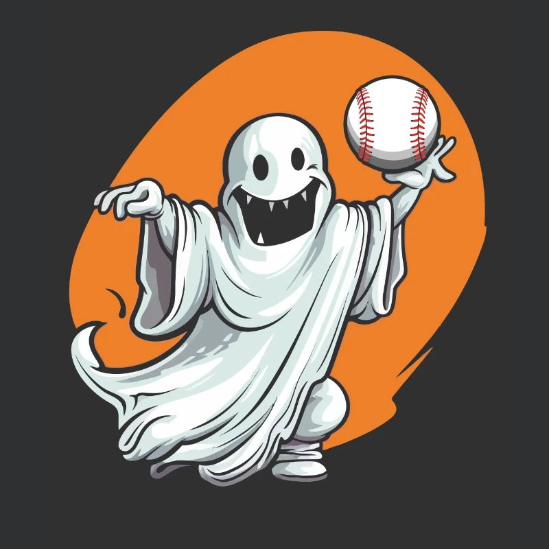 Baseball Halloween Süßes oder Saures Baseballspieler