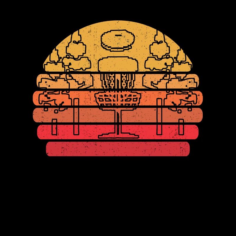 Frisbee Golf Disc Golf 8 Bit